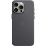Husă originală Apple din țesătură FineWoven cu MagSafe pentru iPhone 15 Pro Max - negru