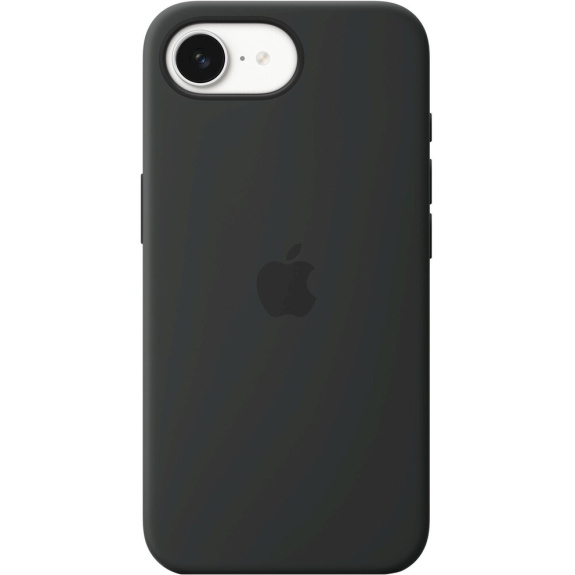 Husă din silicon Original Apple pentru iPhone 16e / 17e - negru