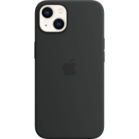Carcasă originală Apple din silicon cu MagSafe pentru iPhone 13 - cerneală închisă