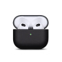 Husă de protecție din piele pentru AirPods 4 / 5 - negru