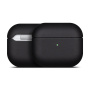 Husă de protecție din piele pentru AirPods 4 / 5 - negru