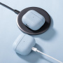 Husă de protecție din piele pentru AirPods 4 / 5 - negru