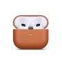 Husă de protecție din piele pentru AirPods Pro - maro