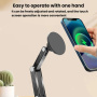 P74 suport magnetic rotativ și ajustabil pentru iPhone - argintiu