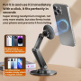 P74 suport magnetic rotativ și ajustabil pentru iPhone - argintiu