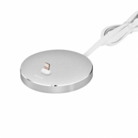 Staţie de andocare / stativ HOCO, cu conector lightning, pentru Apple iPhone 7 / 7 Plus / 6S / 6S Plus / 6 / 6 Plus a iPhone 5 / 5S / 5C - argintie