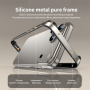 Ramă de protecție pentru iPhone 16 Pro Max - albastru închis