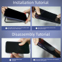 Ramă de protecție pentru iPhone 16 Pro / 17 - negru