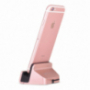 Staţie de andocare HOCO, cu conector lightning, pentru Apple iPhone 7 / 7 Plus / 6S / 6S Plus / 6 / 6 Plus a iPhone 5 / 5S / 5C / iPod - roz-aurie