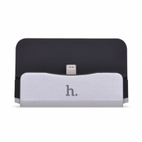 Staţie de andocare HOCO, cu conector lightning, pentru Apple iPhone 7 / 7 Plus / 6S / 6S Plus / 6 / 6 Plus a iPhone 5 / 5S / 5C / iPod - argintie