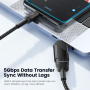 Toocki TQ-OTG06 adaptor de încărcare și date - USB-A la USB-C - mov