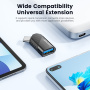 Toocki TQ-OTG06 adaptor de încărcare și date - USB-A la USB-C - mov