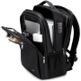 COOLBELL CB-8308 rucsac cu port USB extern și sistem de blocare a fermoarelor pentru iPad / MacBook de până la 17" - negru