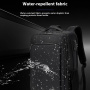 COOLBELL CB-8308 rucsac cu port USB extern și sistem de blocare a fermoarelor pentru iPad / MacBook de până la 17" - negru