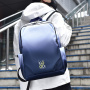YS3588 rucsac ușor cu gradient de culoare pentru iPad / MacBook de până la 16" - albastru închis