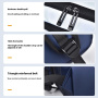 YS3588 rucsac ușor cu gradient de culoare pentru iPad / MacBook de până la 16" - albastru