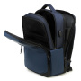 COOLBELL CB-8316 rucsac spațios cu port USB extern pentru iPad / MacBook de până la 16" - albastru închis