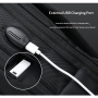 COOLBELL CB-8316 rucsac spațios cu port USB extern pentru iPad / MacBook de până la 16" - albastru închis