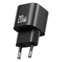 USAMS CC260 GaN mini adaptor de încărcare rapidă cu port USB-C - 20W - negru