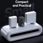 USAMS CC265 GaN adaptor de încărcare rapidă cu porturi 2x USB-C / USB-A - 67W - negru