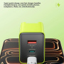 WEKOME WP-U45 GaN adaptor de încărcare rapidă cu porturi 2x USB-C / USB-A - 65W - alb