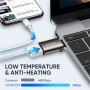 JOYROOM S-H151 adaptor de încărcare și date - USB-A la USB-C - argintiu