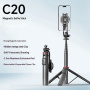 CYKE C20 selfie stick cu tripod și prindere MagSafe pentru iPhone - negru