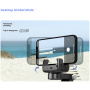 CYKE Q18 Bluetooth selfie stick cu tripod, stabilizator Gimbal și lumină pentru iPhone - negru