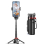 CYKE F07 mini Bluetooth selfie stick cu tripod pentru iPhone - negru