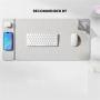 S1300 pad cu două fețe pentru tastatură și mouse cu încărcare wireless pentru iPhone / AirPods - gri