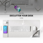 S1300 pad cu două fețe pentru tastatură și mouse cu încărcare wireless pentru iPhone / AirPods - gri