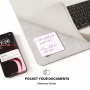 S1300 pad cu două fețe pentru tastatură și mouse cu încărcare wireless pentru iPhone / AirPods - gri
