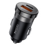 Yesido Y73 set încărcător auto cu porturi USB-C / USB-A și cablu USB-C la Lightning - 30W - 1 m - negru