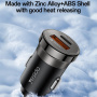 Yesido Y73 set încărcător auto cu porturi USB-C / USB-A și cablu USB-C la Lightning - 30W - 1 m - negru