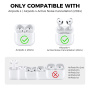 Husă din silicon AhaStyle pentru AirPods 4 / 5 - negru