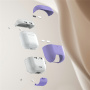 Husă cu suport rabatabil și carabină pentru AirPods 4 / 5 - roz
