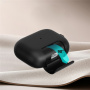 Husă cu suport rabatabil și carabină pentru AirPods Pro 3 - galben