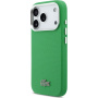 Husă Lacoste Iconic Petit Pique Metal Logo cu MagSafe pentru iPhone 17 Pro - verde