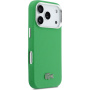 Husă Lacoste Iconic Petit Pique Metal Logo cu MagSafe pentru iPhone 17 Pro - verde