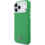Husă Lacoste Iconic Petit Pique Metal Logo cu MagSafe pentru iPhone 17 Pro Max - verde