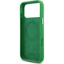 Husă Lacoste Iconic Petit Pique Metal Logo cu MagSafe pentru iPhone 17 Pro Max - verde