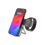 FIXED MagZen 5 Wireless MagSafe baterie externă cu încărcare pentru Apple Watch, Suport și port USB-C - 5 000 mAh - gri