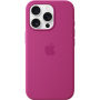 Original Apple husă din silicon cu MagSafe pentru iPhone 16 Pro - fucsia