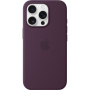 Original Apple husă din silicon cu MagSafe pentru iPhone 16 Pro - prune