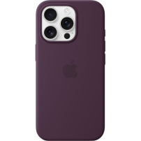 Original Apple husă din silicon cu MagSafe pentru iPhone 16 Pro - prune