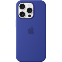 Original Apple husă din silicon cu MagSafe pentru iPhone 16 Pro - ultramarin