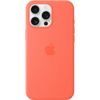 Original Apple husă din silicon cu MagSafe pentru iPhone 16 Pro Max - mandarine