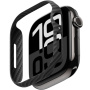 Pitaka Carcasă Air cu model din fibră de carbon pentru ceas Apple 46mm - gri închis