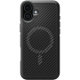 Spigen Husă robustă Core Armor Matte cu MagSafe pentru iPhone 16 - Negru