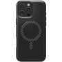 Spigen Husă robustă Core Armor Matte cu MagSafe pentru iPhone 16 Pro - Negru